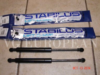 BMW E46 3-Series OEM Trunk (2) Struts, Shock Pair Lift Supports STABILUS New