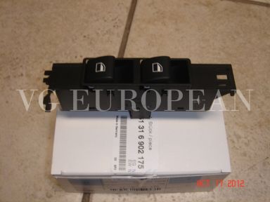 BMW E46 3-Series Coupe Genuine Left Window Switch NEW 323ci 325ci 330ci M3 328ci