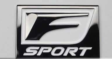 Lexus Genuine CT200h Passenger Side Fender F-Sport Emblem Badge 2011-2017 NEW