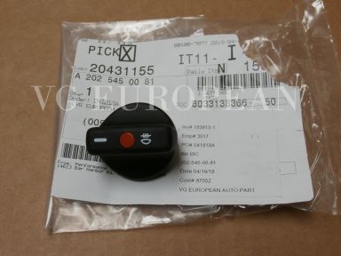 Mercedes Benz Genuine W124 E-Class R129 SL-Class Headlight Knob 2025450081 NEW