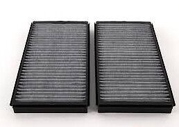 BMW E65 E66 7-Series OEM Cabin Air Filter Set - Activated Charcoal NEW