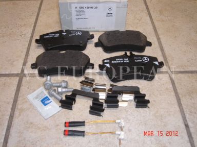 Mercedes W203 C-Class Genuine Front Brake Pad Set,Pads w/Sensors C230 C240 C320