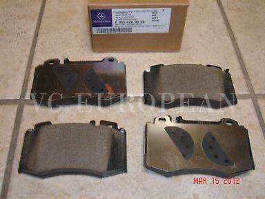 Mercedes R230 SL-Class Genuine Front Brake Pad Set,Pads SL500 SL550 NEW 03-12