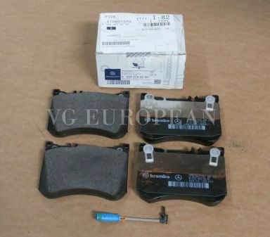 NEW Mercedes-Benz W222 S550 Maybach GENUINE Front Brake Pad Set + SENSOR !!!!