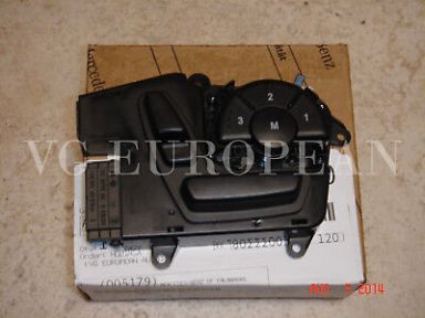 Mercedes-Benz GL R ML Class Genuine Right Front Seat Switch NEW with Memory