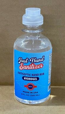 8 oz Premium Antiseptic HYDROGEL Hand Sanitizer Antimicrobial (80% Alcohol) !!!