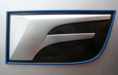 Lexus Genuine Passengers Side Fender &quot;F&quot; Emblem Badge NEW