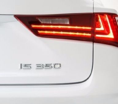 Lexus Genuine IS350 Rear Trunk Name Plate Emblem &quot;IS350&quot; 2014-2016 NEW