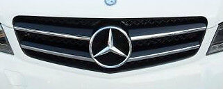 Mercedes-Benz C-Class W204 Coupe Genuine Front Hood Grille C250 C350  NEW Black