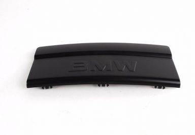 BMW 5-Series Genuine Front Cover - &quot;BMW&quot; License Plate Trim New 525i 530i 535i