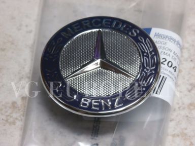 Mercedes-Benz S C E Class GENUINE Hood Standing Star Conversion to Flat Mount