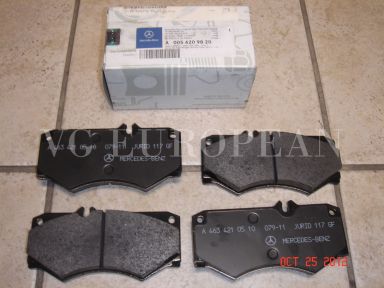 Mercedes W463 G-Class Genuine Front Brake Pad Set,Pads G500 G550 G55 AMG NEW