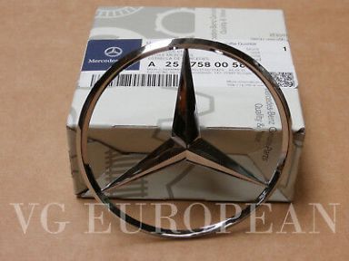 Mercedes-Benz Genuine S R CL Class Trunk Lid Hatch Door Star Emblem Logo NEW